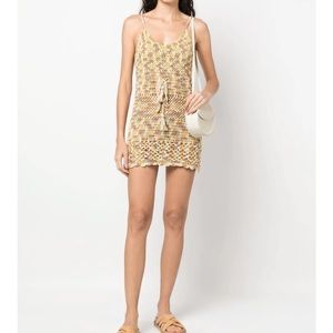 Akoia swim crochet dress small